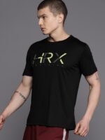 HRX by Hrithik Roshan Men Brand Logo Printed Regular Fit T-shirt