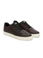 HRX by Hrithik Roshan Men Brown Contrast Sole Lace Up Sneakers