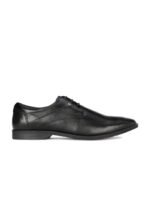 Hush Puppies Men AARON 2.0 DERBY Round Toe Leather Formal Oxfords