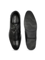 Hush Puppies Men AARON 2.0 DERBY Round Toe Leather Formal Oxfords