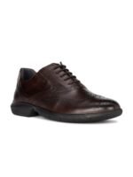 Hush Puppies Men Round Toe Leather Formal Oxfords