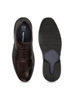 Hush Puppies Men Round Toe Leather Formal Oxfords