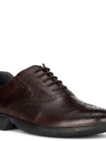 Hush Puppies Men Round Toe Leather Formal Oxfords