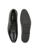 Hush Puppies Men Textured Leather Formal Oxfords