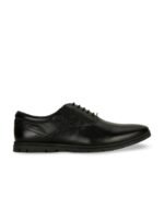 Hush Puppies Men Textured Leather Formal Oxfords