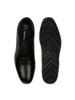 Hush Puppies Men Textured Leather Formal Oxfords