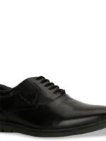 Hush Puppies Men Textured Leather Formal Oxfords