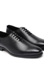 INVICTUS Men Black Formal Oxfords