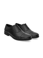 INVICTUS Men Black Solid Formal Oxford Shoes