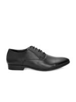 INVICTUS Men Black Solid Formal Oxfords