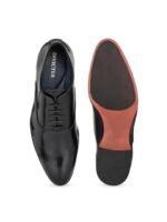 INVICTUS Men Black Solid Formal Oxfords