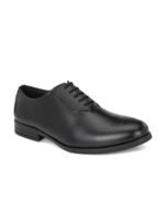 INVICTUS Men Black Solid Formal Oxfords Shoes