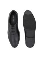 INVICTUS Men Black Solid Formal Oxfords Shoes