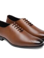 INVICTUS Men Brown Formal Oxfords