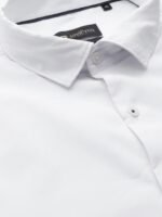 INVICTUS Men Easy Care White Solid Sustainable Formal Shirt