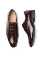 INVICTUS Men Maroon Formal Oxford Shoes