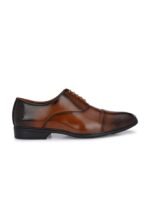 INVICTUS Men Round Toe Formal Oxfords