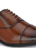 INVICTUS Men Round Toe Formal Oxfords