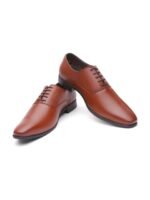 INVICTUS Men Tan Brown Formal Oxfords