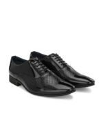 INVICTUS Textured Comfort Fit Formal Oxfords