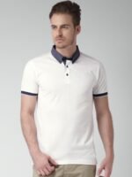 INVICTUS White Polo Pure Cotton T-shirt