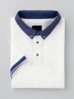 INVICTUS White Polo Pure Cotton T-shirt