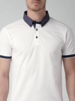 INVICTUS White Polo Pure Cotton T-shirt