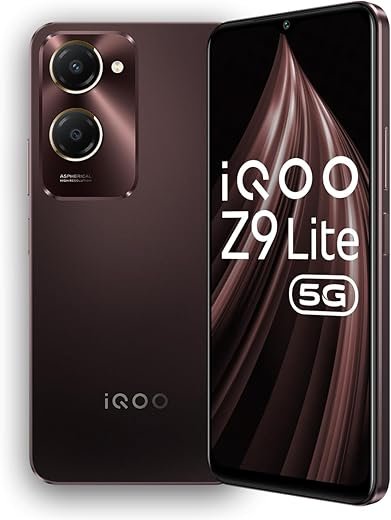 iQOO Z9 Lite 5G (Mocha Brown, 4GB RAM, 128GB Storage) | Dimensity 6300 5G | 50MP Sony AI Camera | Charger in The box