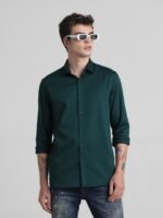 Jack & Jones Men Slim Fit Opaque Casual Shirt