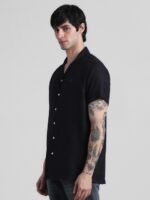 Jack & Jones Opaque Spread Collar Regular Fit Casual Shirt