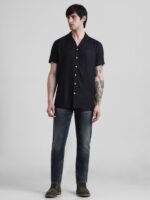 Jack & Jones Opaque Spread Collar Regular Fit Casual Shirt