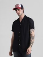 Jack & Jones Opaque Spread Collar Regular Fit Casual Shirt