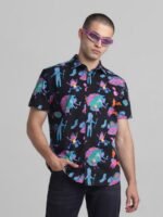 Jack & Jones Rick & Morty Printed Short Sleeves Casual Shirt