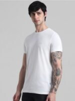 Jack & Jones Slim Fit Pure Cotton Casual T-shirt