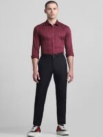 Jack & Jones Slim Fit Vertical Striped Pure Cotton Formal Shirt