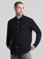 Jack & Jones Spread Collar Long Sleeves Cotton Casual Shirt