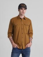 Jack & Jones Spread Collar Long Sleeves Cotton Shirt