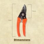 Kraft Seeds by 10CLUB Assorted Hand Pruner Cutter - 1 Pc (Steel Blades) | Heavy Duty Gardening Cutter Tool | Plant Cutter for Home Garden | Wood Branch Trimmer | Sturdy Stem...