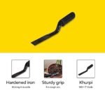 Kraft Seeds by 10CLUB Gardening Khurpi - 1 Pc (1-inch Metal Blade) | Tools for Soil Tilling | Rust-free Khurpi for Garden | Plant Tool for Digging in Garden | For Indoor Gardens...