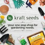 Kraft Seeds Garden Trowel - 1 PC (Red Handle, Metal Blade) | Gardening Tools for Home Garden | Durable and Sturdy Rust-free Shovel for Garden | Premium Gardening Accessories