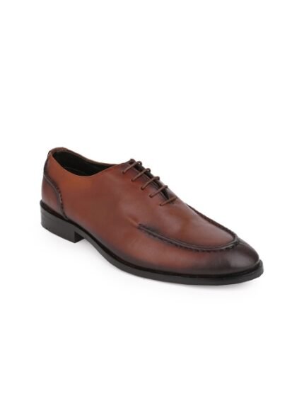 LA BOTTE Men Textured Leather Formal Oxfords