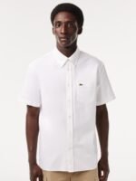 Lacoste Button Down Collar Oxford Weave Pure Cotton Casual Shirt