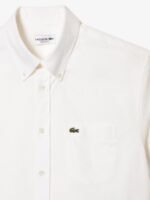 Lacoste Button Down Collar Oxford Weave Pure Cotton Casual Shirt