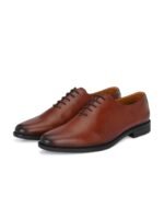 LEGWORK Men Textured Formal Oxfords