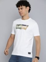 Levis Brand Logo Printed Pure Cotton Slim Fit T-shirt