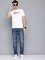 Levis Brand Logo Printed Pure Cotton T-shirt