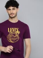 Levis Pure Cotton Graphic Printed Casual T-shirt