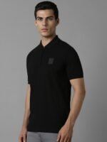 Louis Philippe Jeans Polo Collar Pure Cotton Slim Fit T-shirt