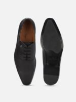 Louis Philippe Men Black Solid Oxford