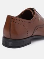 Louis Philippe Men Leather Perforated Formal Oxfords